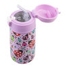 400ml Kids Drink Bottle with Sipper Straw - Lovely Ladybugs