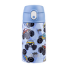 400ml Kids Drink Bottle with Sipper Straw - Monster Truck