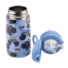 400ml Kids Drink Bottle with Sipper Straw - Monster Truck