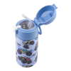 400ml Kids Drink Bottle with Sipper Straw - Monster Truck
