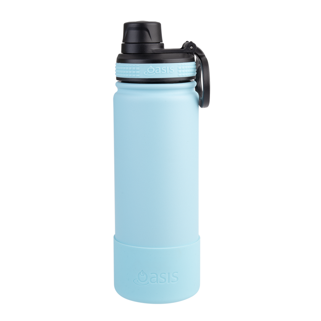 550ml 'Challenger' Bottle Bumper - Island Blue