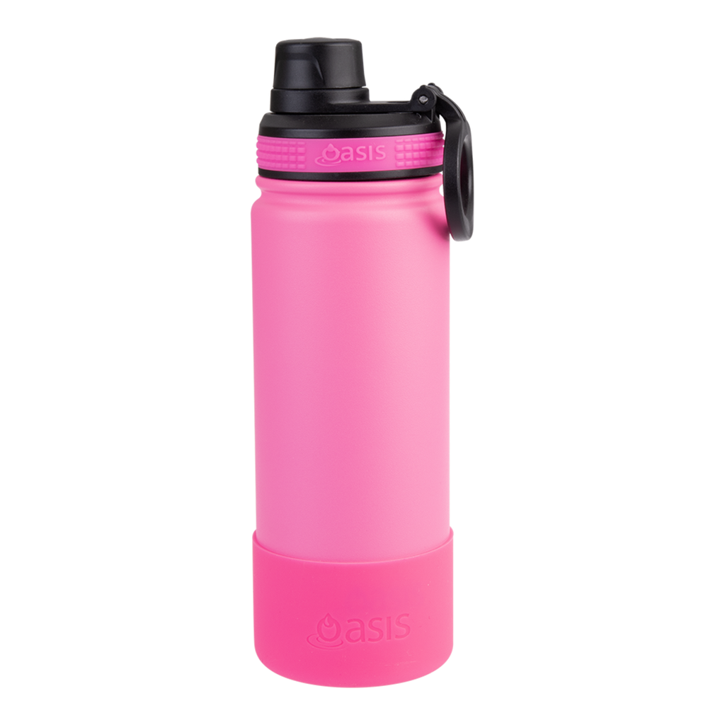 550ml 'Challenger' Bottle Bumper - Neon Pink