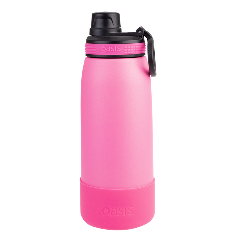 780ml Sports Bottle Bumper - Neon Pink