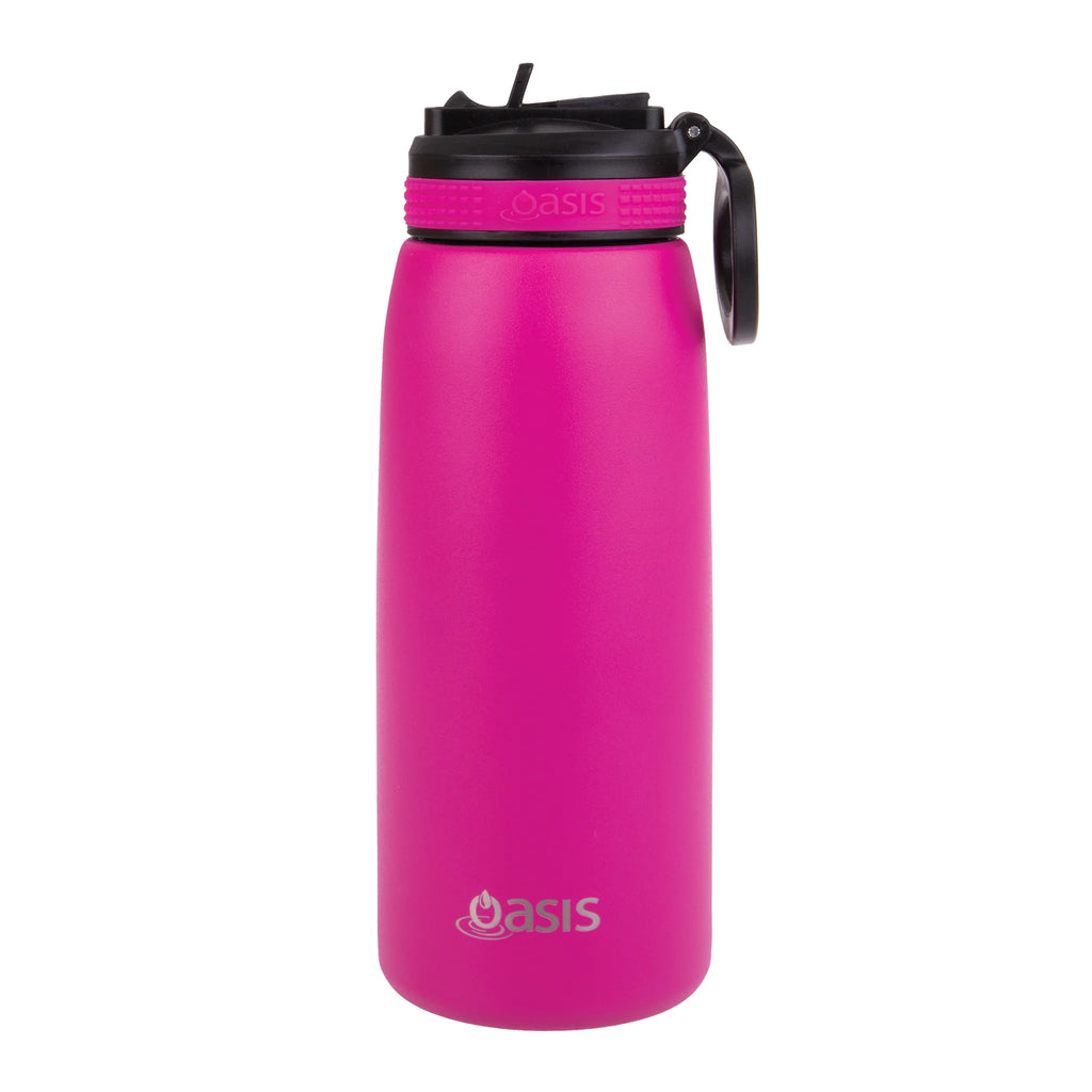 780ml Sports Bottle with Sipper - Fushia