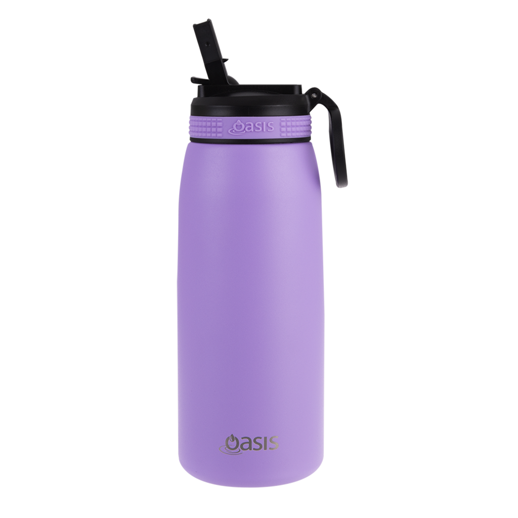 780ml Sports Bottle with Sipper - Lavender