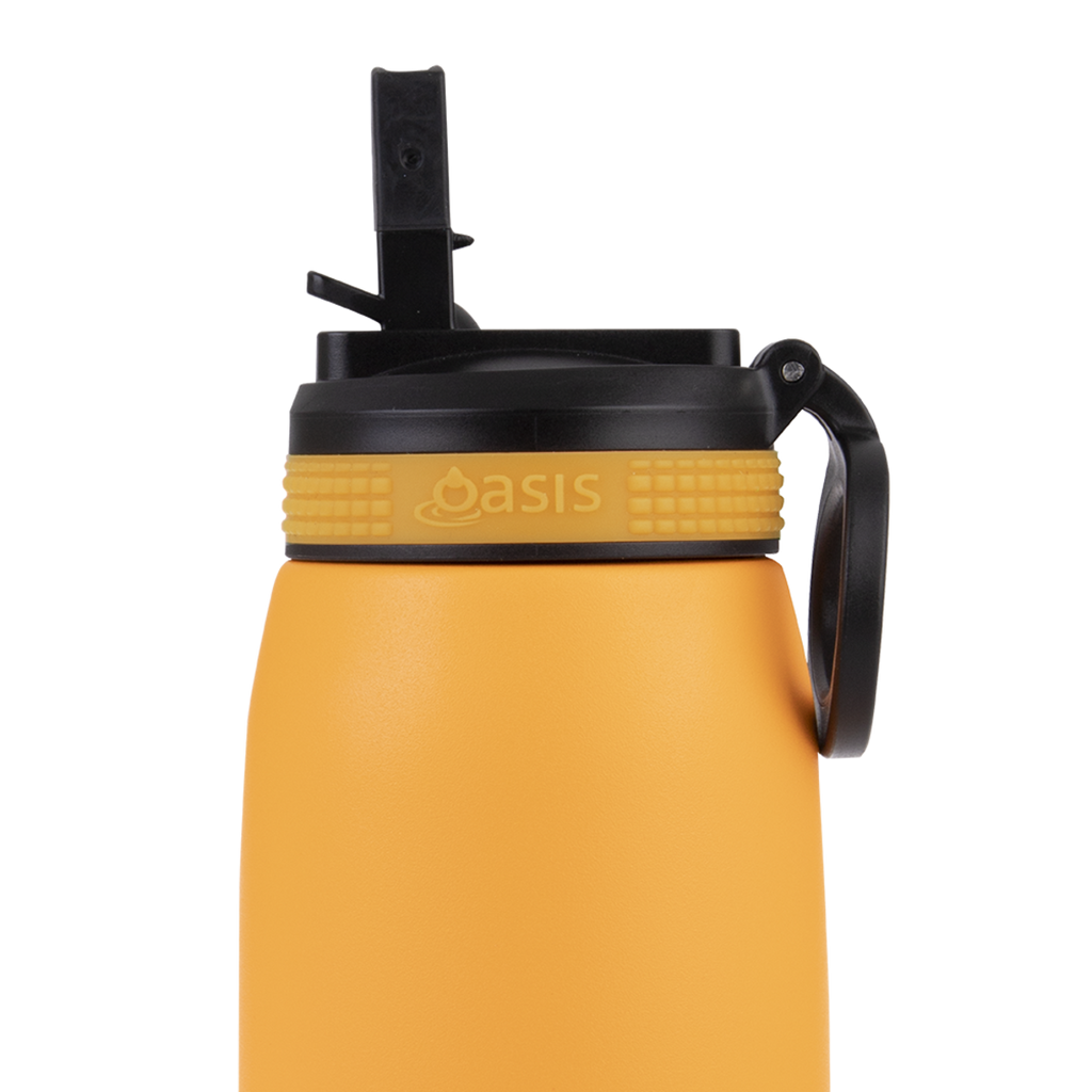 780ml Sports Bottle with Sipper - Neon Orange