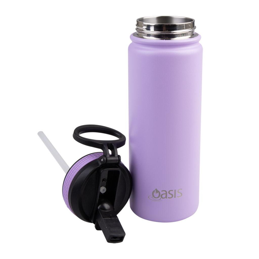 550ml 'Challenger' Sports Bottle with Sipper - Lavender