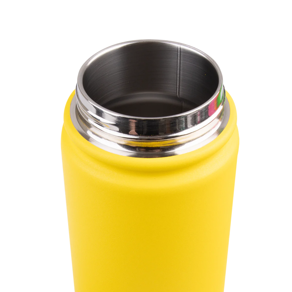 550ml 'Challenger' Sports Bottle with Sipper - Neon Yellow