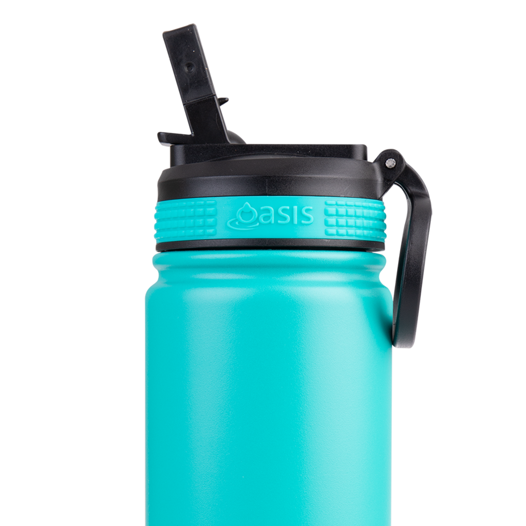 550ml 'Challenger' Sports Bottle with Sipper - Turquoise