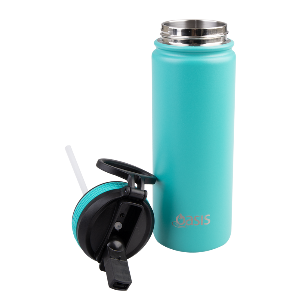 550ml 'Challenger' Sports Bottle with Sipper - Turquoise