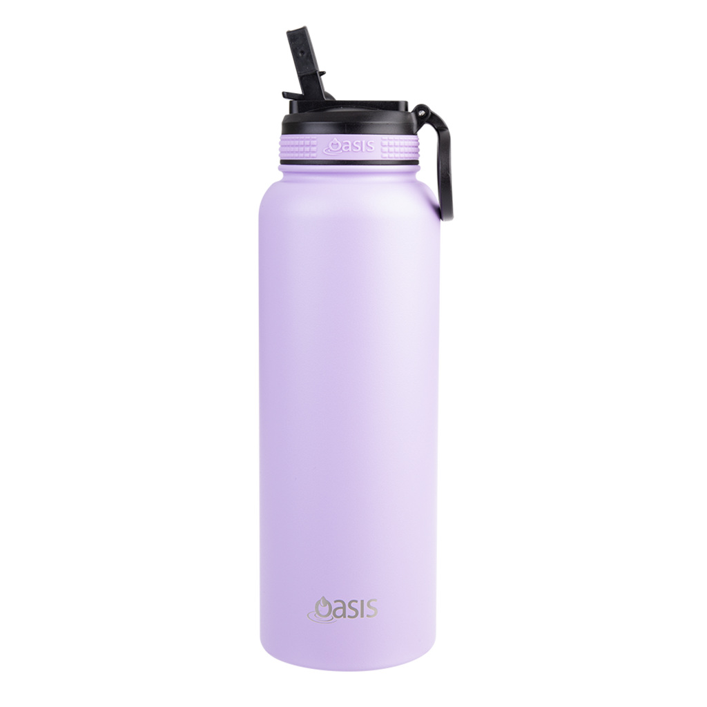 1.1L 'Challenger' Sports Bottle with Sipper - Lavender