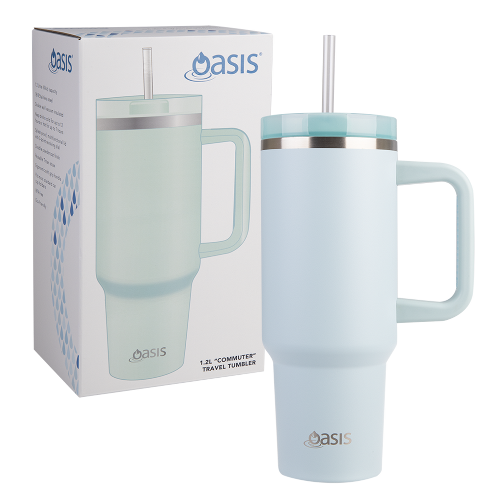 1.2L 'Commuter' Travel Tumbler - Sea Mist