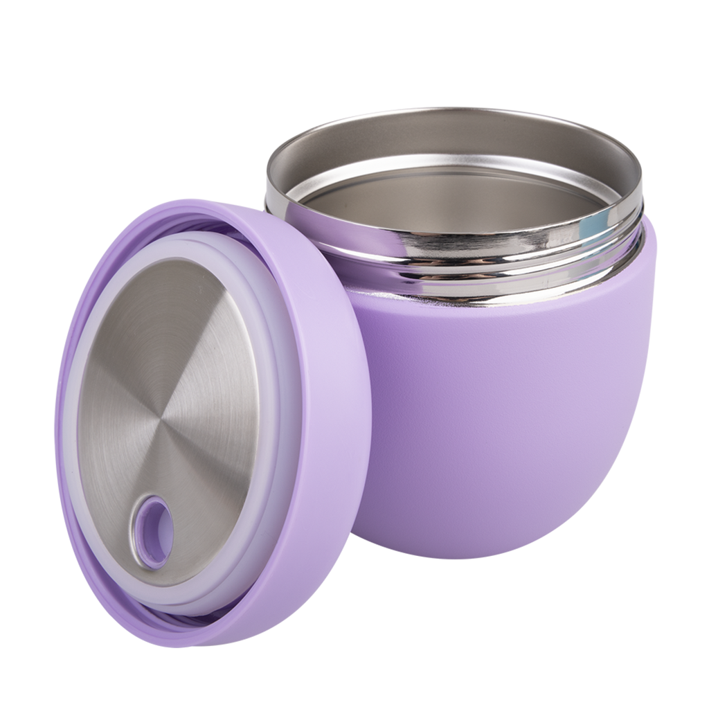 Double Wall Insulated Food Pod 470ml - Lavender
