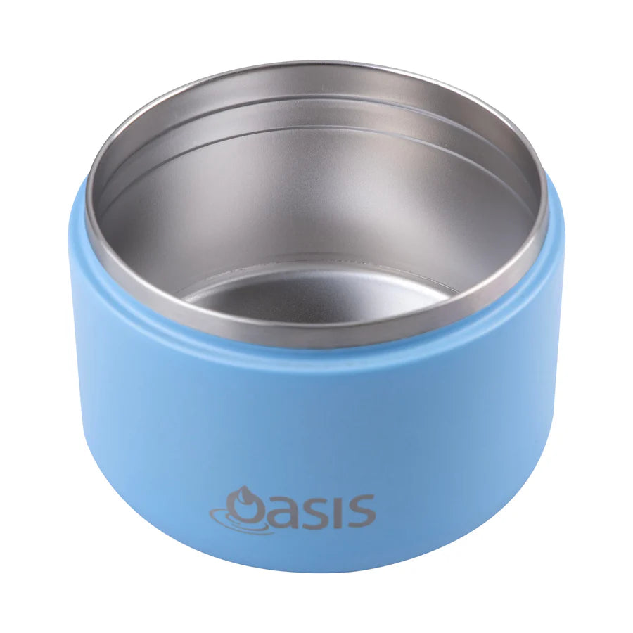 Food Flask with Quick Release Lid 300ml - Blue