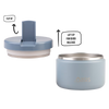 Food Flask with Quick Release Lid 300ml - Hazy Blue