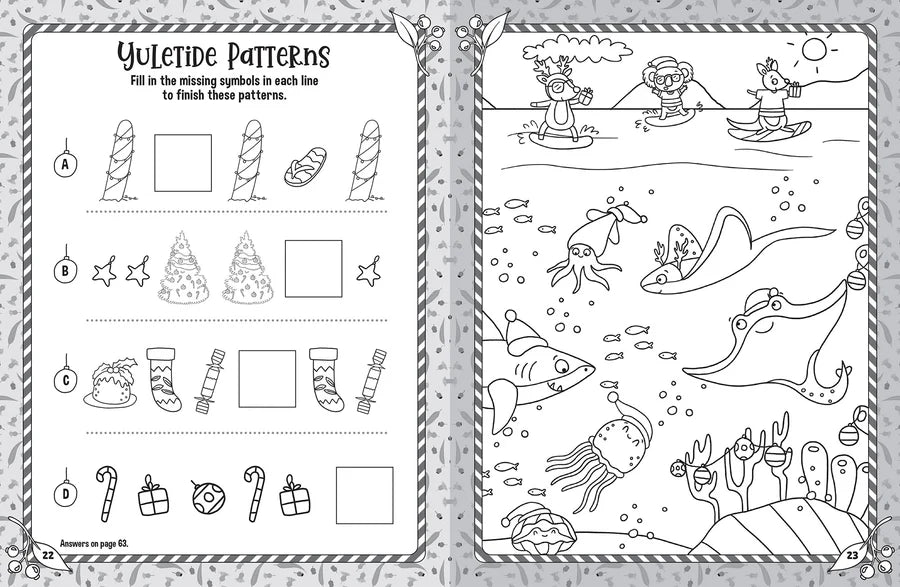 Christmas in Australia - Mega Colouring and Activity Book