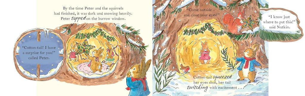 Peter Rabbit: Cotton-Tail's Christmas Tree - Lift-the-Flap - Board Book