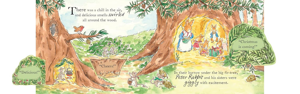 Peter Rabbit: Cotton-Tail's Christmas Tree - Lift-the-Flap - Board Book