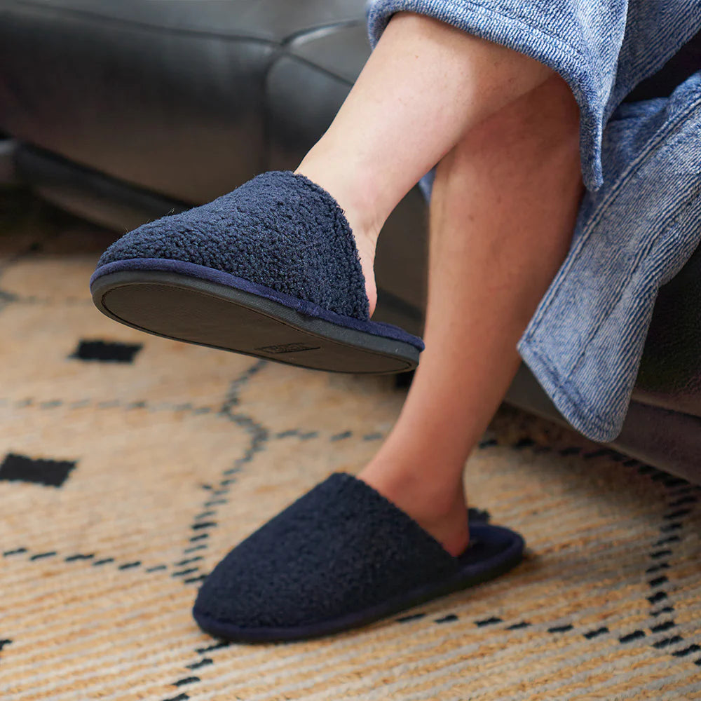 Men's Slippers - Navy