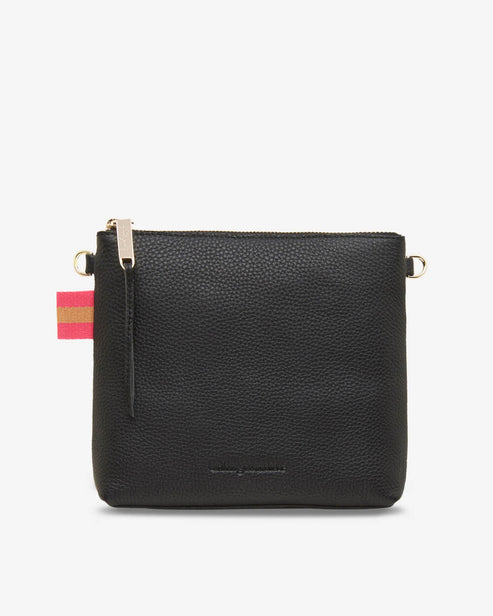 Alexis Crossbody Bag - Black Leather