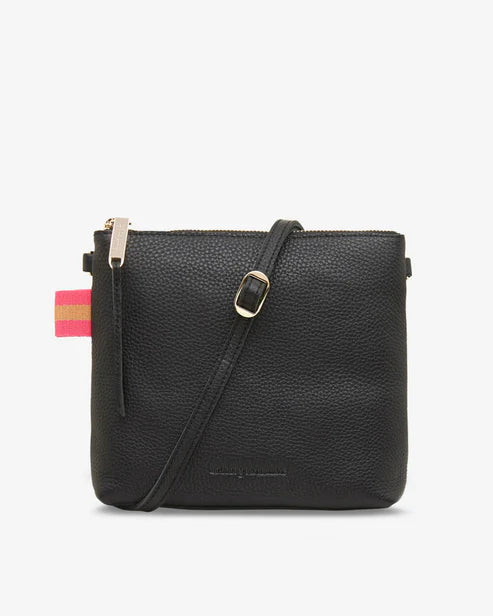 Alexis Crossbody Bag - Black Leather