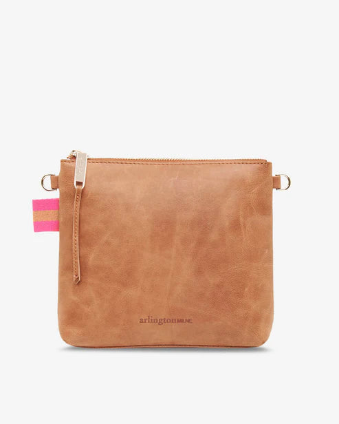 Alexis Crossbody Bag - Vintage Tan Leather