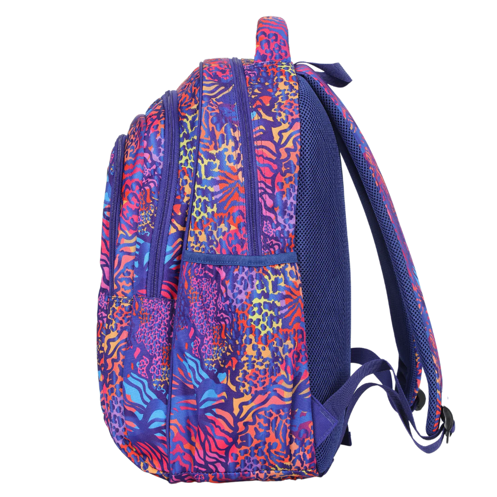 Large School Backpack - Animal Print