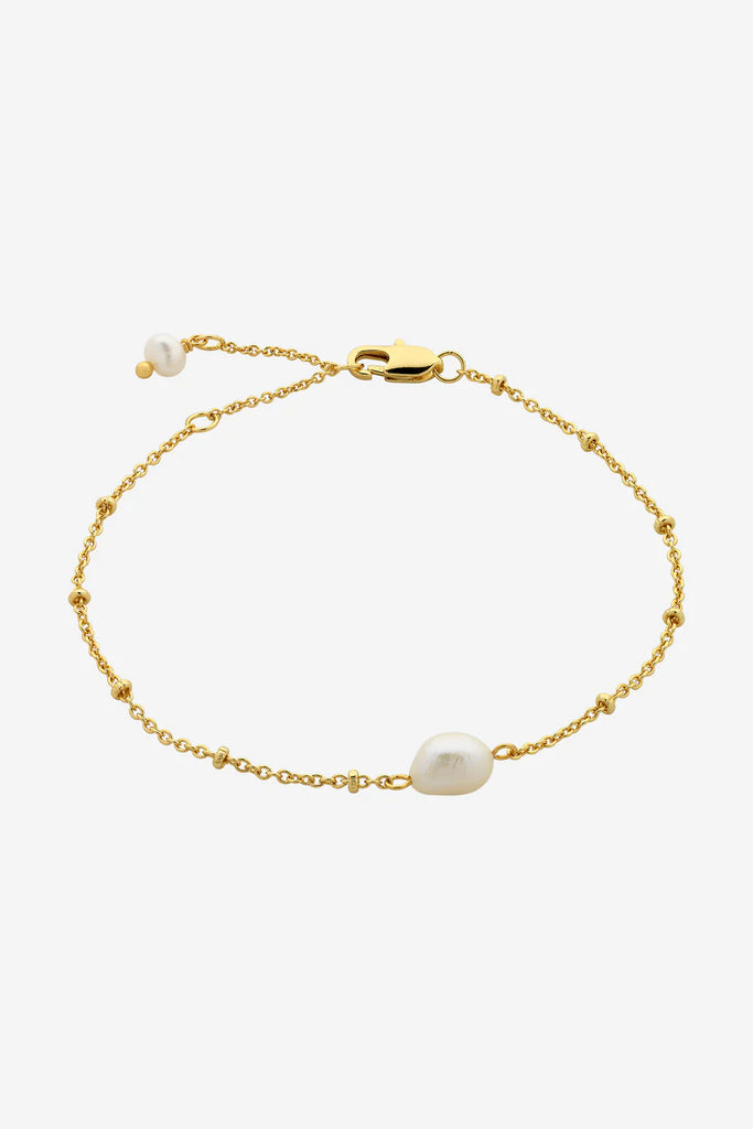 Mary Pearl Bracelet - Gold