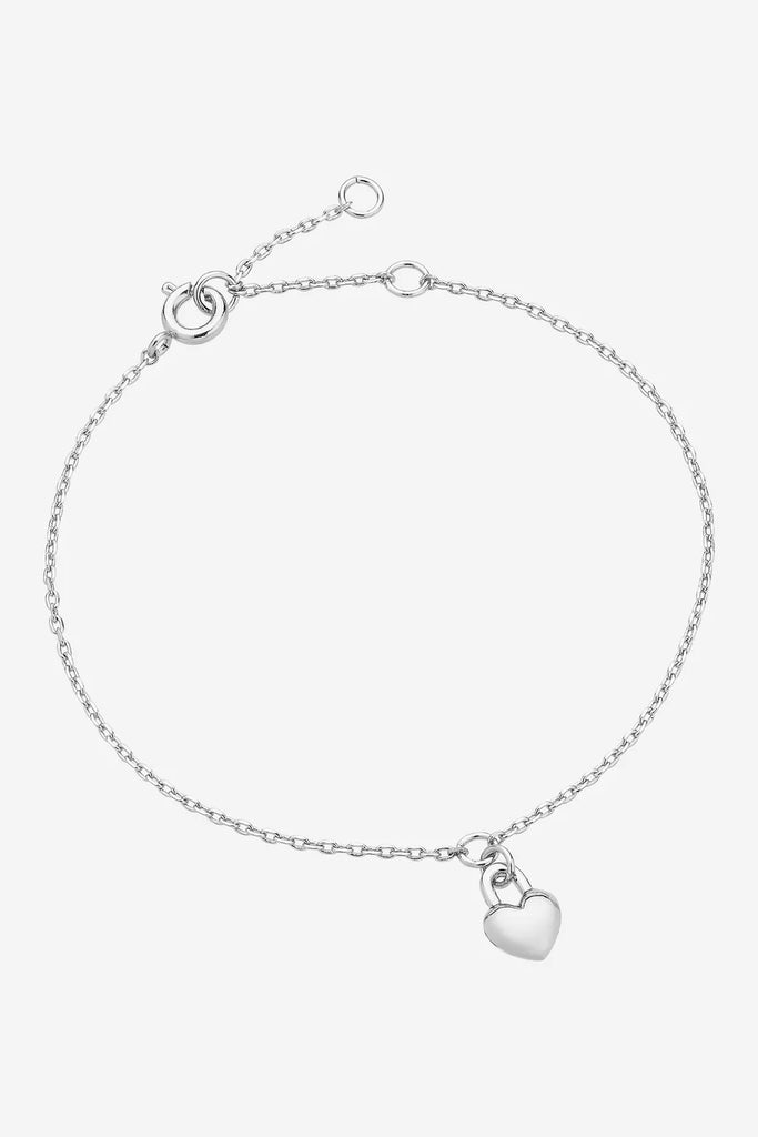 Winnie Heart Bracelet - Silver