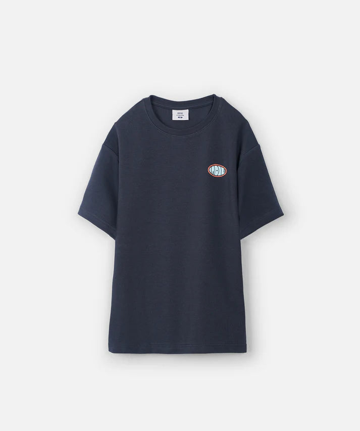 The Stacked Tee - Slate/Mint