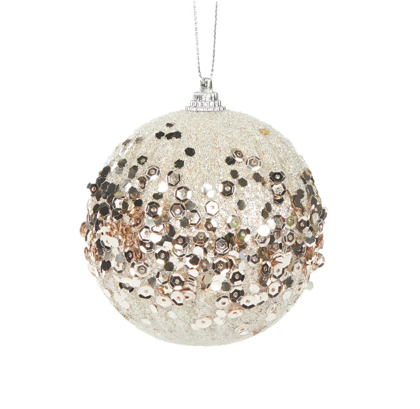 Champagne Wrapped Bauble