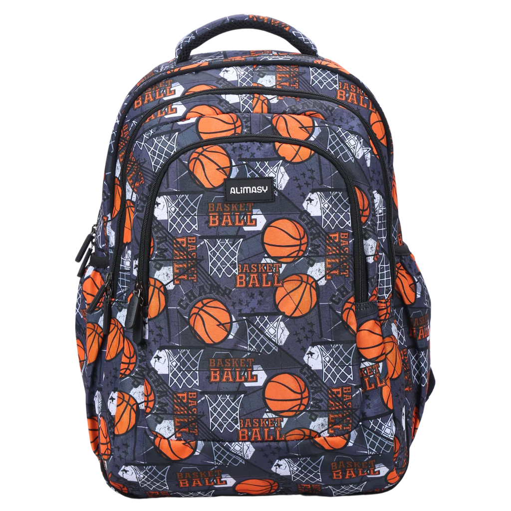 Large School Backpack - Basketball