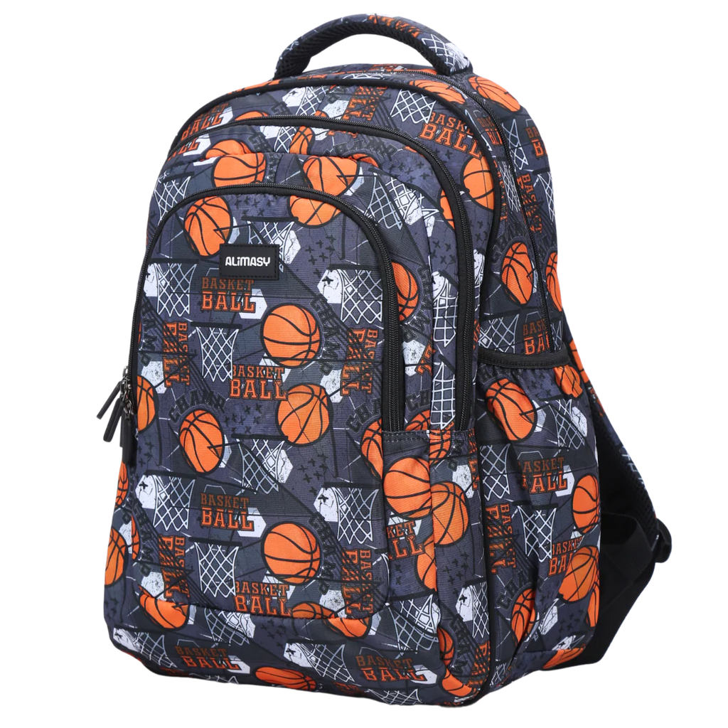 Large School Backpack - Basketball