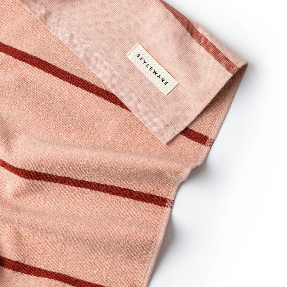 Between the Lines Tea Towel II - Berry