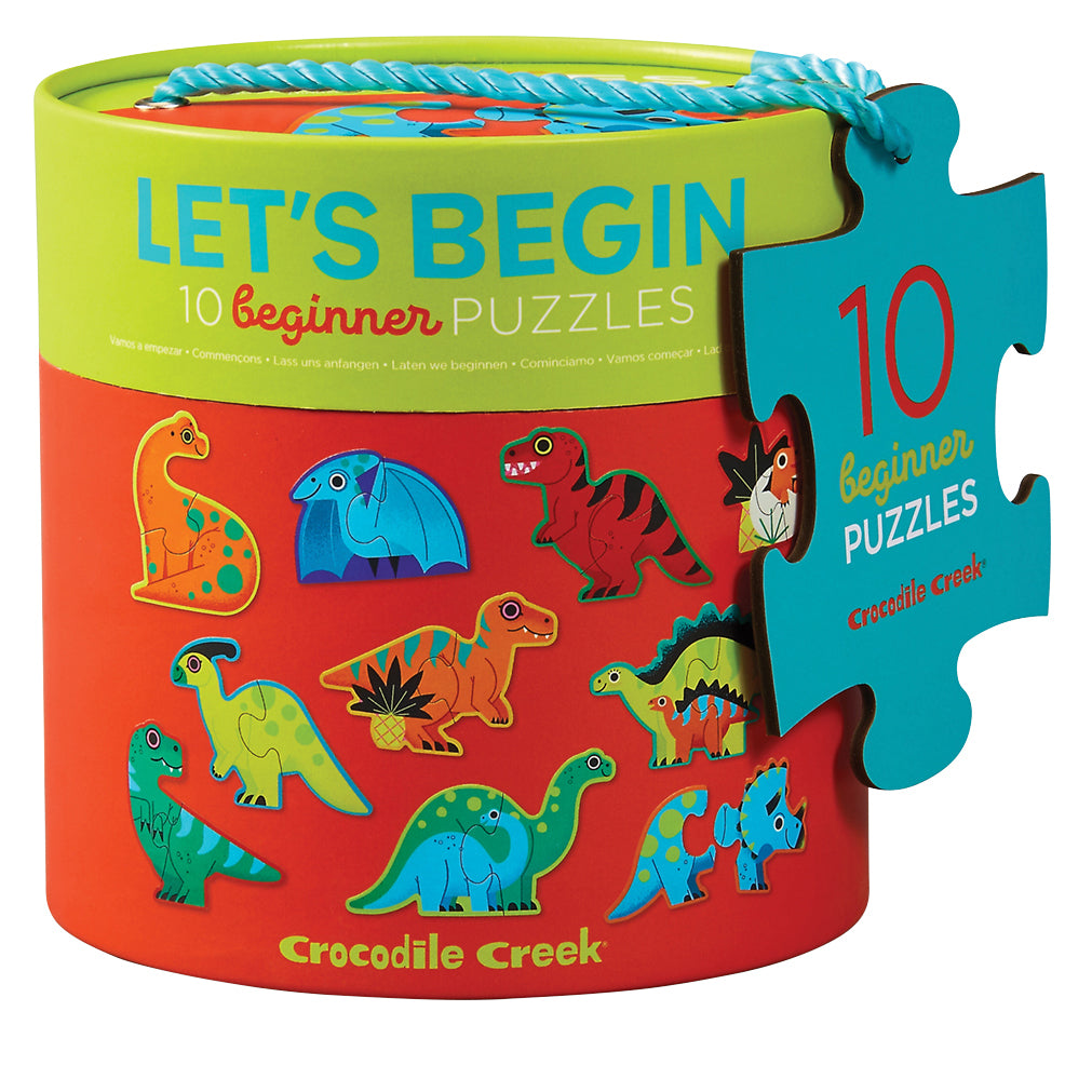 Let's Begin Puzzle - 2 pc - Dinosaurs