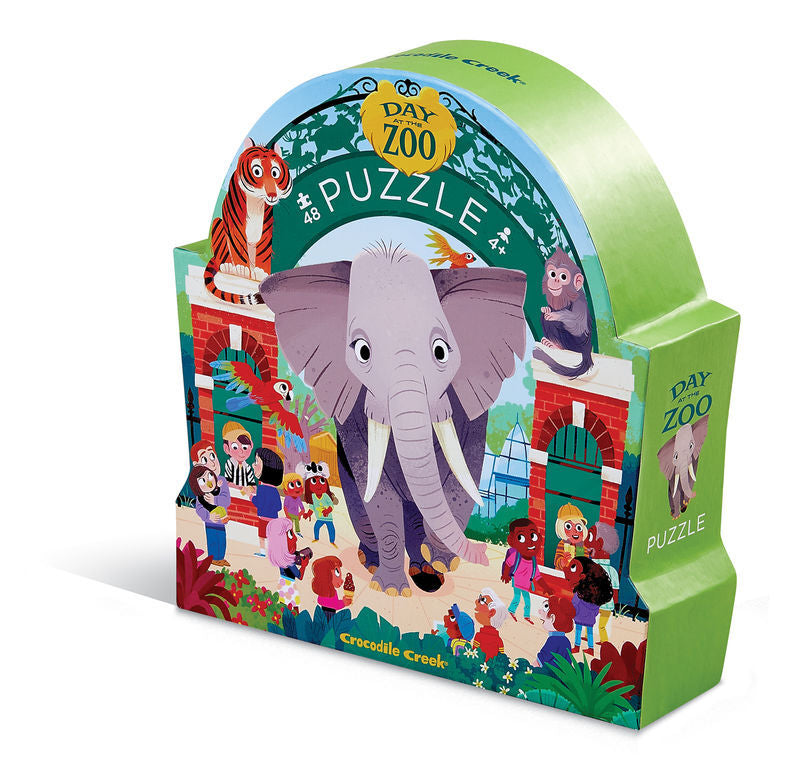 Day at the Museum Puzzle - 48 pc - Zoo