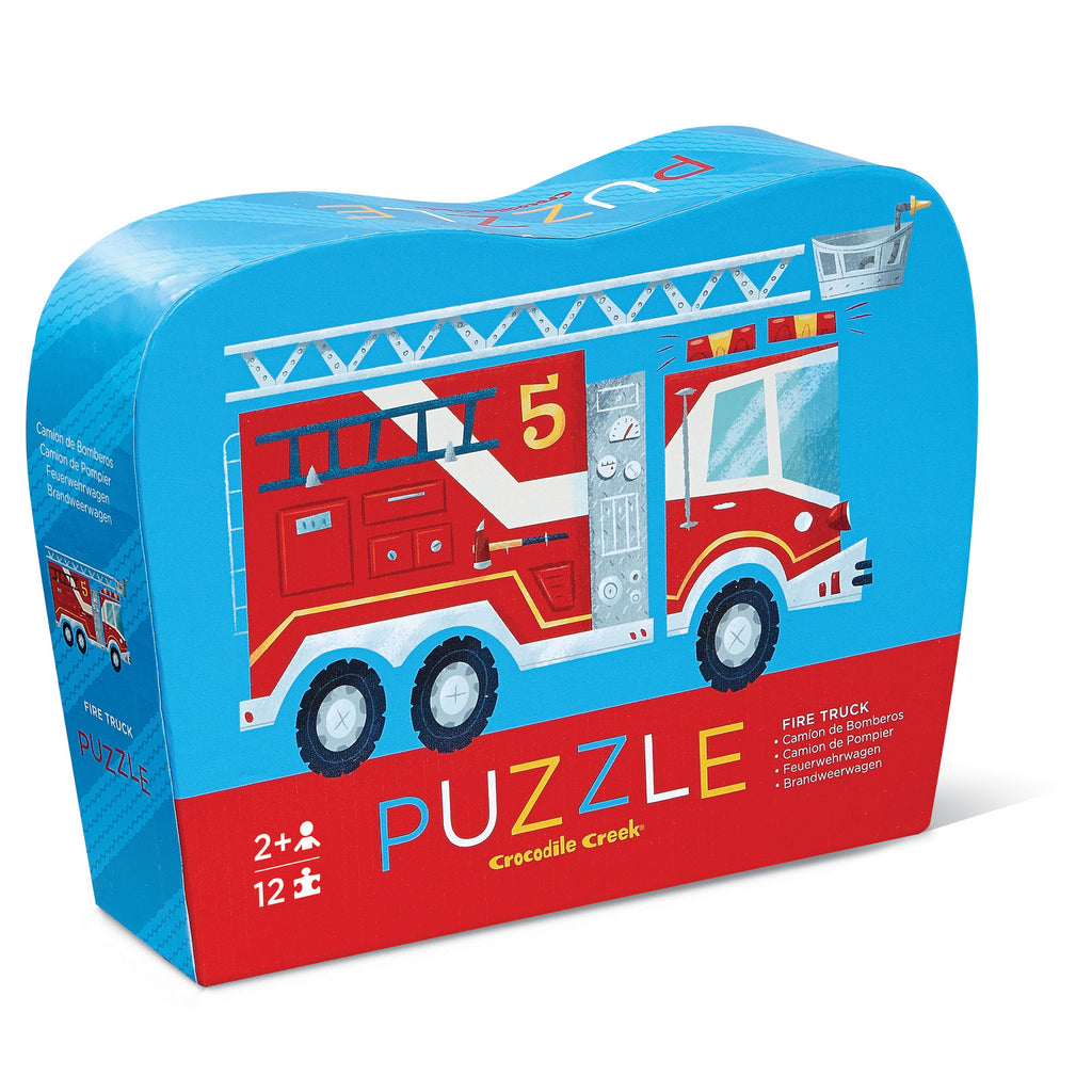 Mini Puzzle - 12 pc - Fire Truck