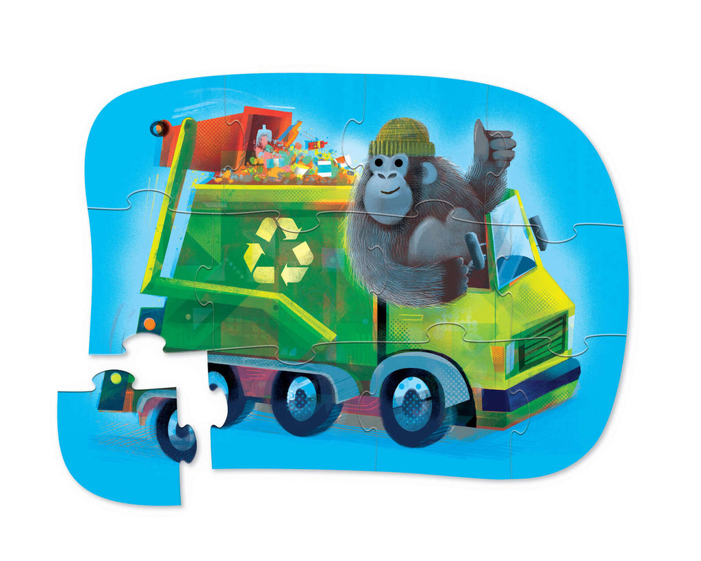 Mini Puzzle - 12 pc - Go Gorilla