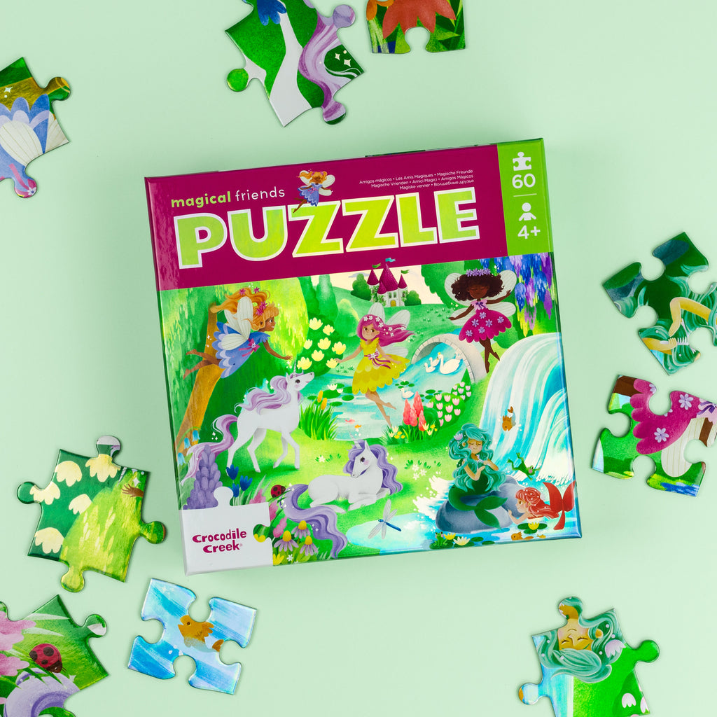 Foil Puzzle - 60 pc - Magical Friends