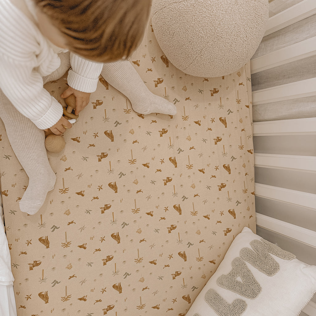 Little Leopards Fitted Cot Sheet