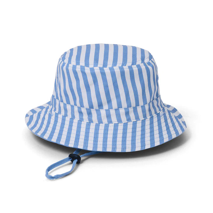 Sly Blue Stripe Bucket Hat