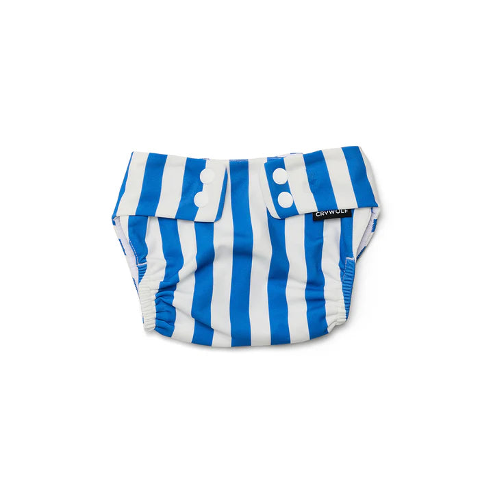 Deep Sea Stripe Swim Nappy
