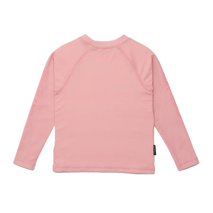 Pink Long Sleeve Rash Vest