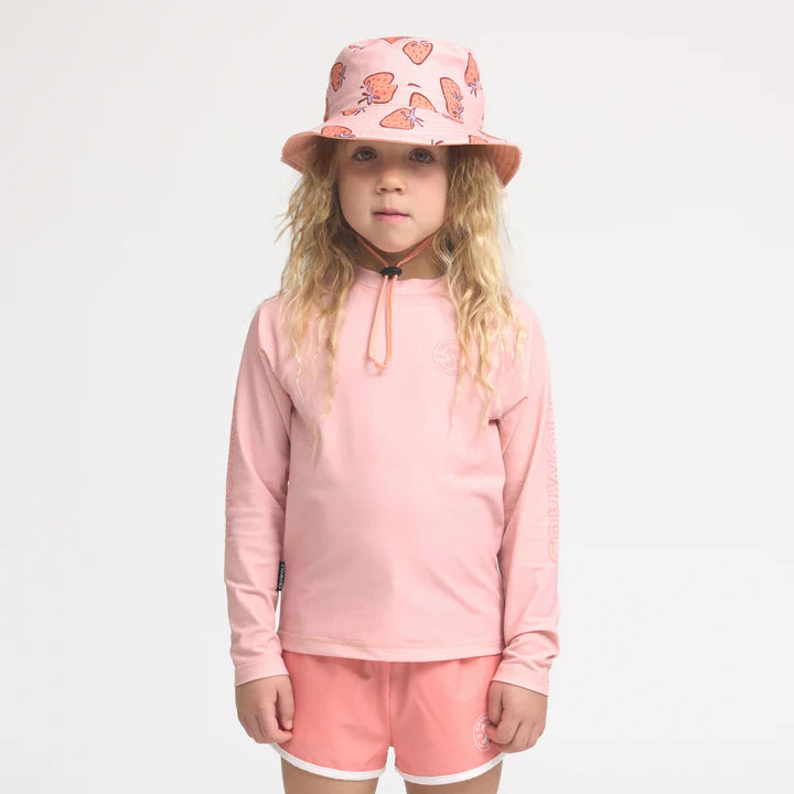 Pink Long Sleeve Rash Vest