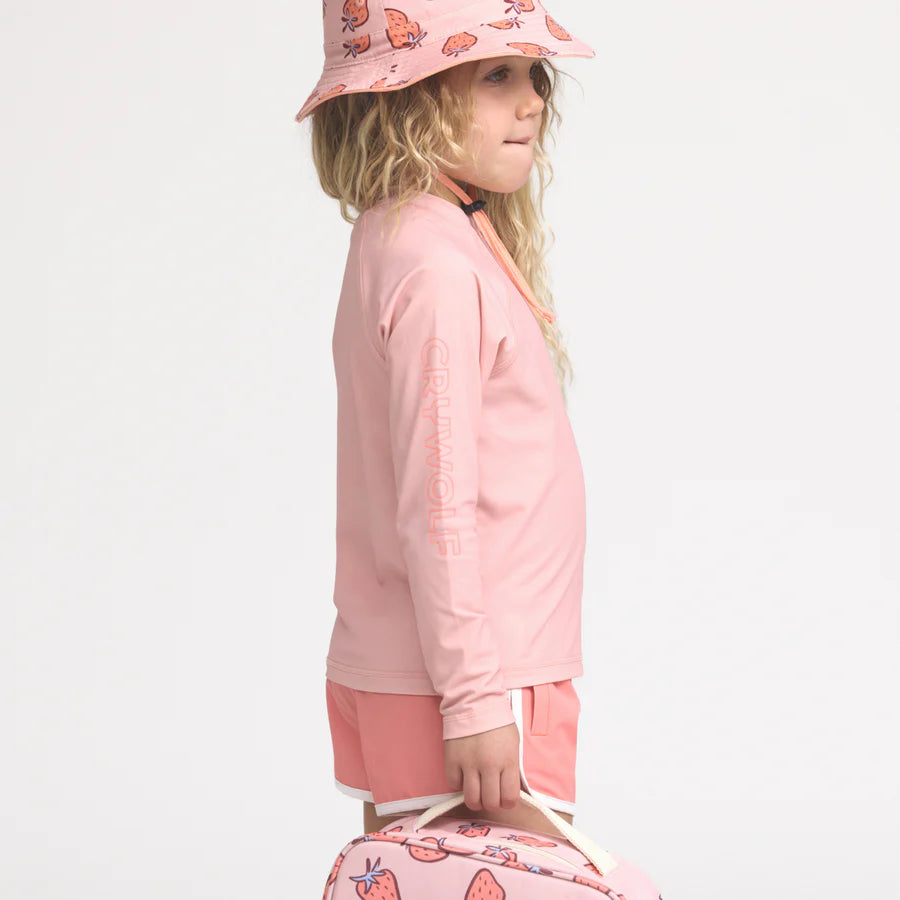 Pink Long Sleeve Rash Vest