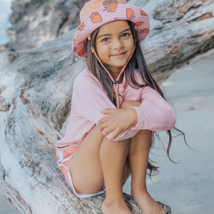 Pink Long Sleeve Rash Vest
