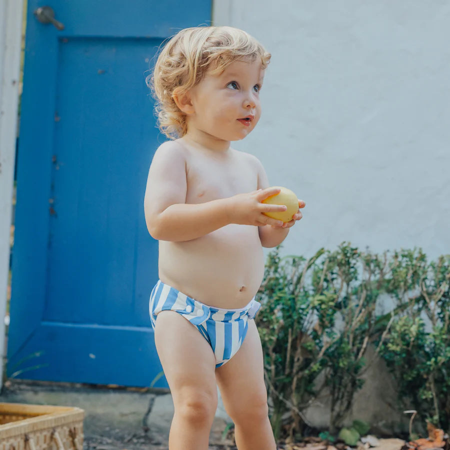 Deep Sea Stripe Swim Nappy