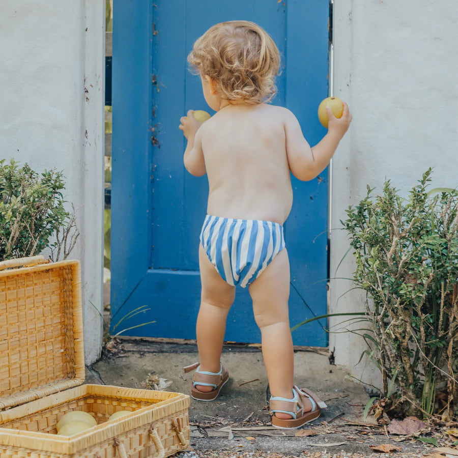 Deep Sea Stripe Swim Nappy