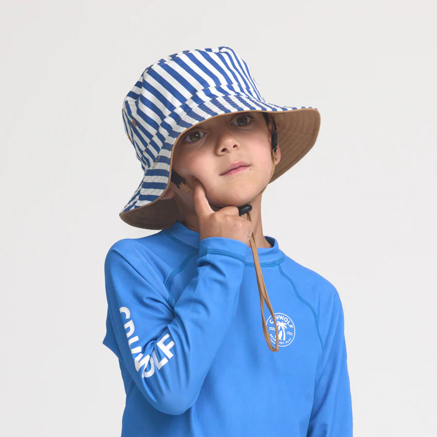 Deep Sea Stripe Bucket Hat