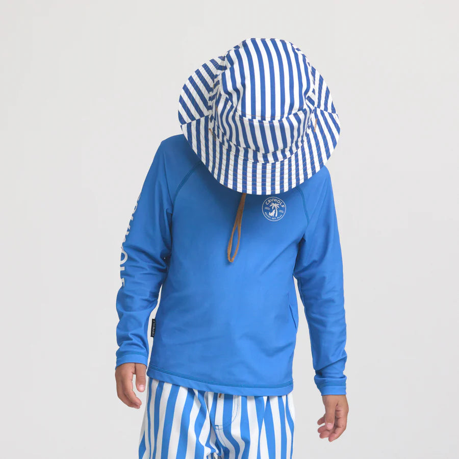 Deep Sea Stripe Bucket Hat